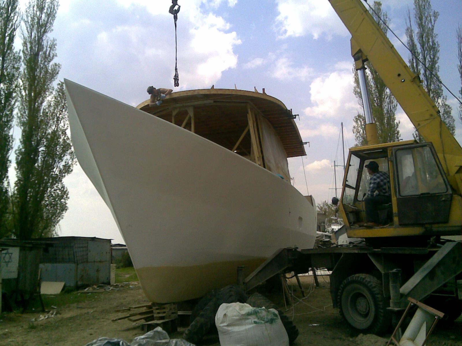 unfinished yacht for sale