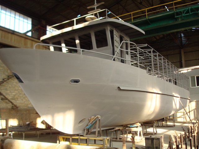 Unfinished steel hull finishing available - Welcome to Workboatsales.com